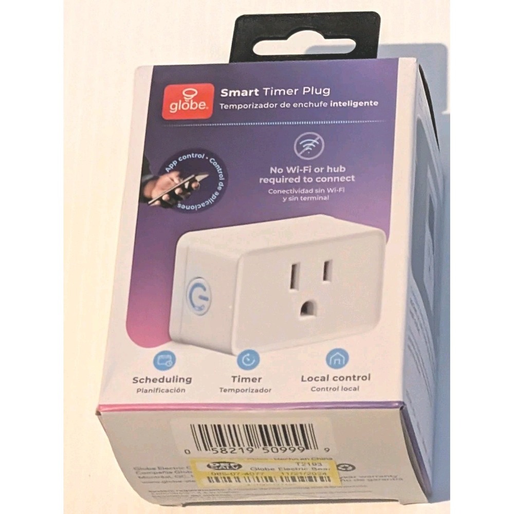 Globe Smart Timer Plug No Wi-Fi Open Box